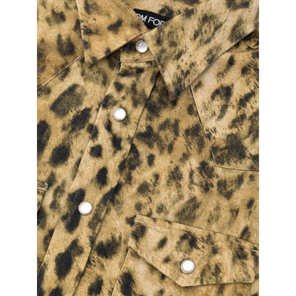Tom Ford Beige Cotton Shirt by Tom Ford
