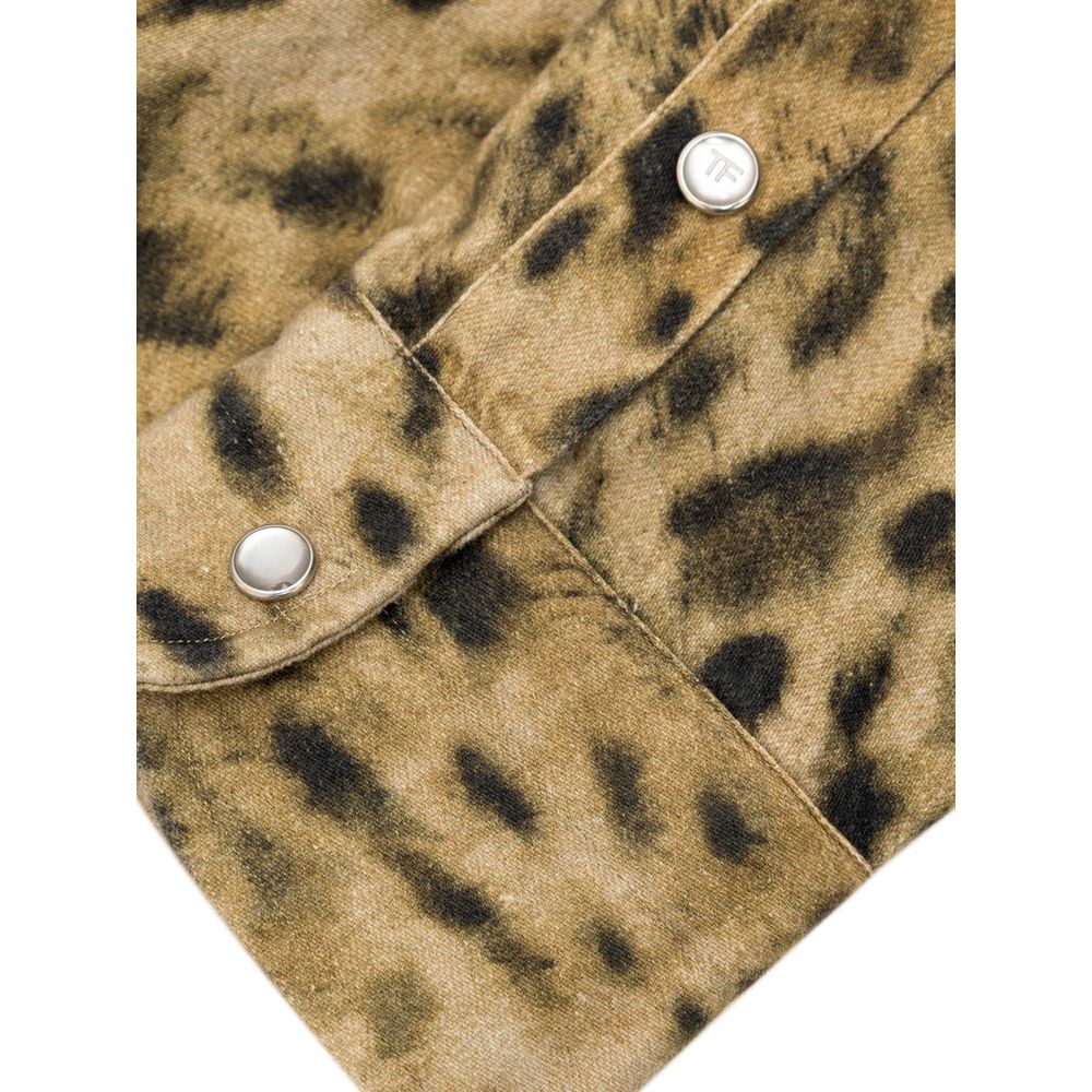 Tom Ford Beige Cotton Shirt by Tom Ford