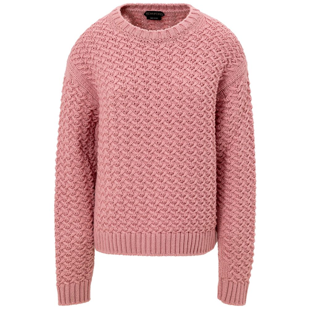 Tom Ford Pink Wool Sweater by Tom Ford