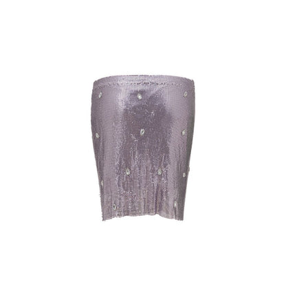 Vêtements rétro violets en métal