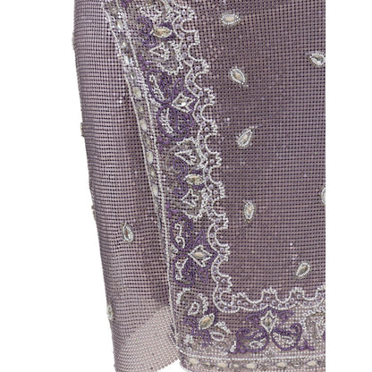 Vêtements rétro violets en métal