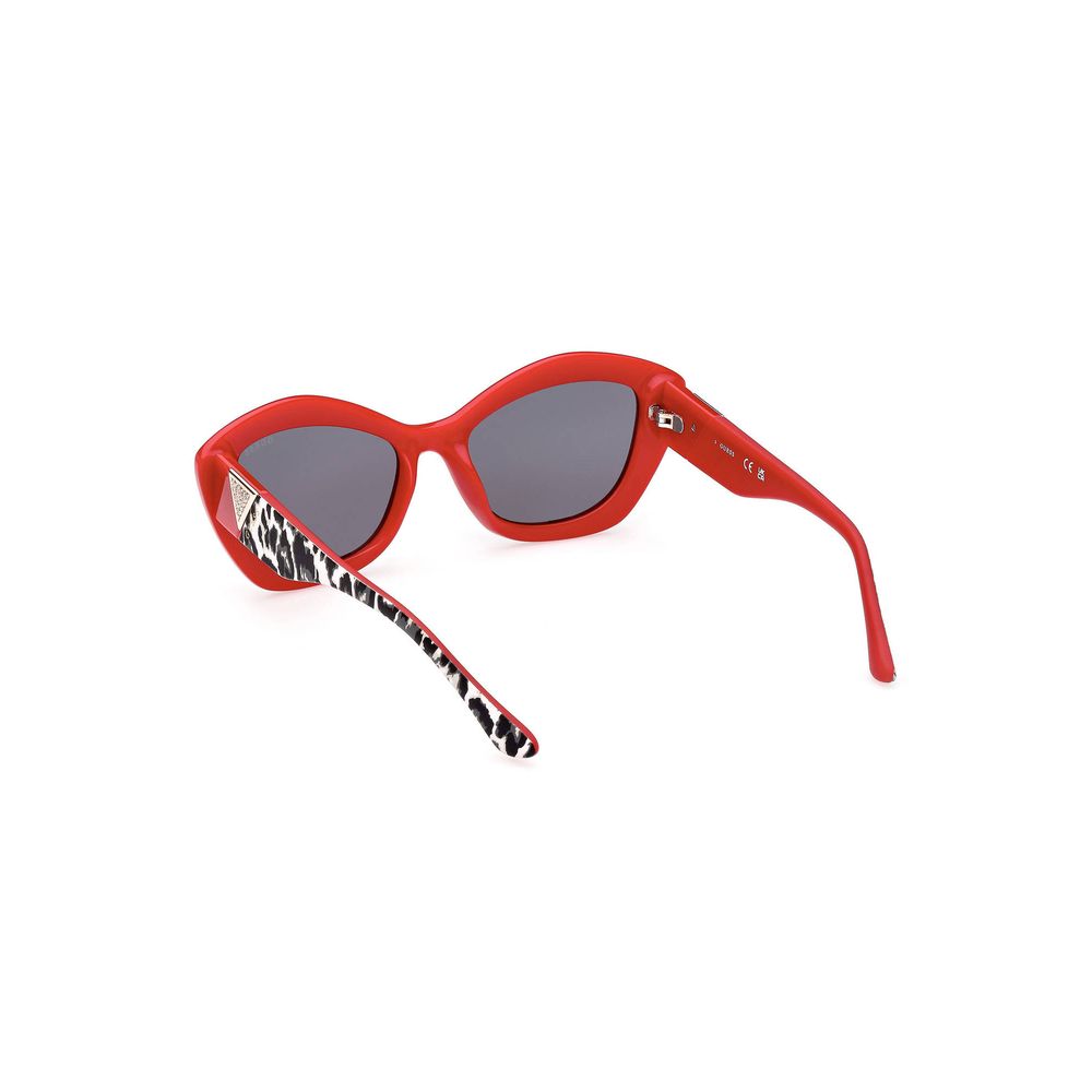 Guess Jeans Red Injected Women Sunglass by Guess Jeans