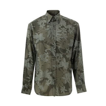 Tom Ford Green Lyocell Shirt by Tom Ford