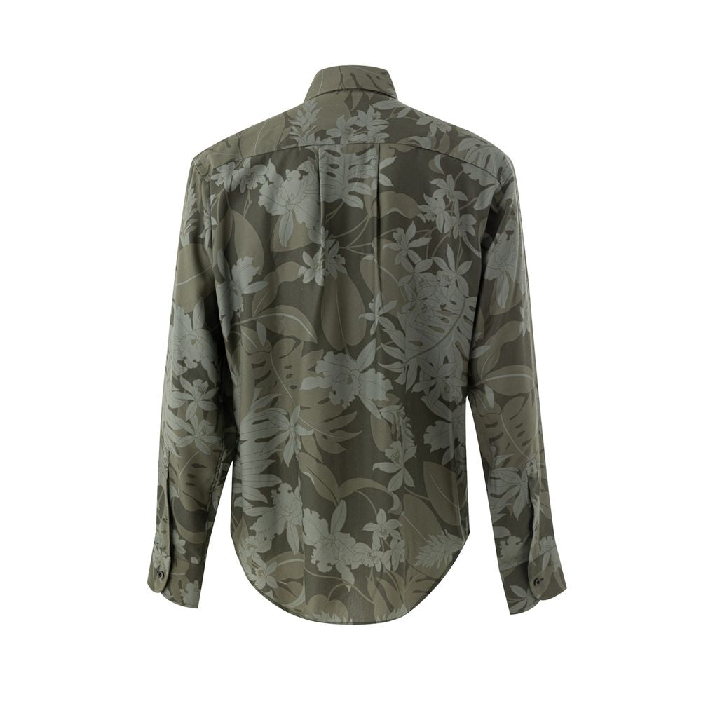 Tom Ford Green Lyocell Shirt by Tom Ford