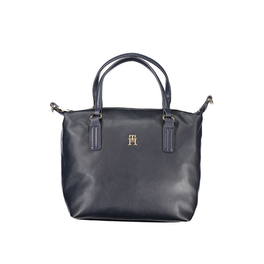 Sac à main Tommy Hilfiger en polyester bleu