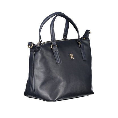 Sac à main Tommy Hilfiger en polyester bleu
