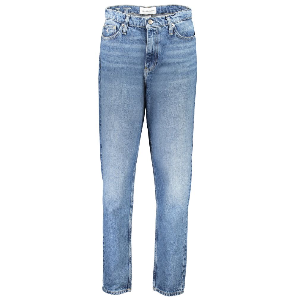 Calvin Klein Blue Cotton Jeans & Pant by Calvin Klein