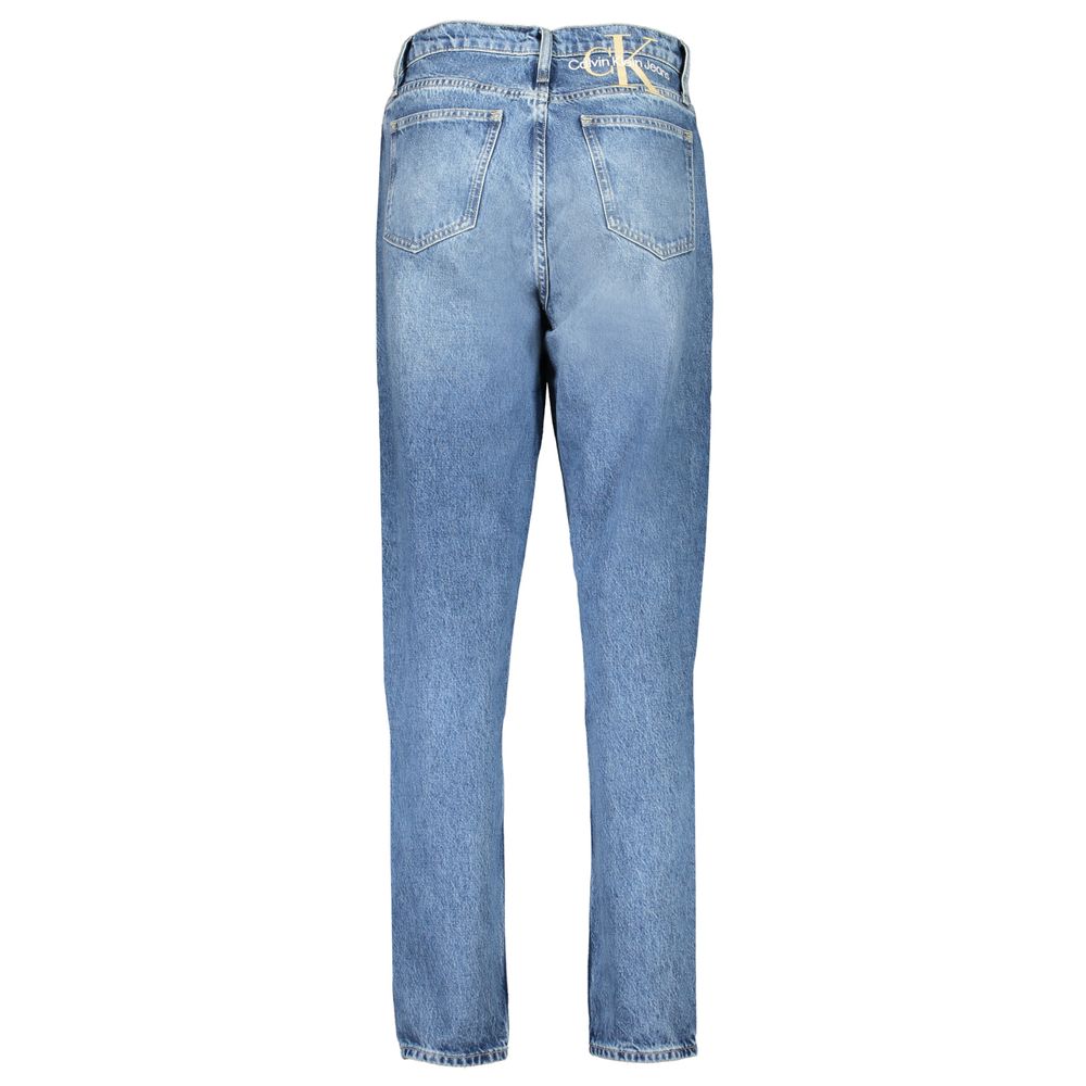 Calvin Klein Blue Cotton Jeans & Pant by Calvin Klein