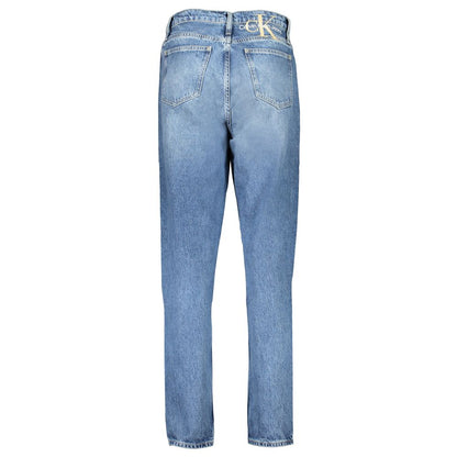 Calvin Klein Blue Cotton Jeans & Pant by Calvin Klein