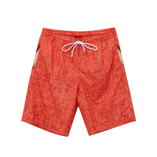 Maillot de bain en polyester rouge Isaia