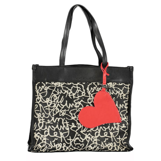 Sac à main Desigual en polyester noir
