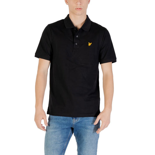 Polo en coton noir Lyle &amp; Scott