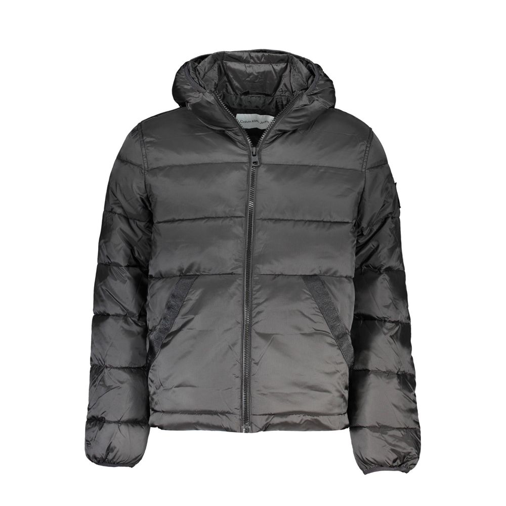 Veste à capuche élégante Calvin Klein pour homme avec détails contrastés