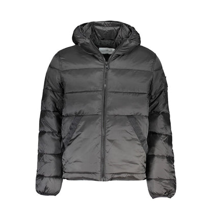 Veste à capuche élégante Calvin Klein pour homme avec détails contrastés