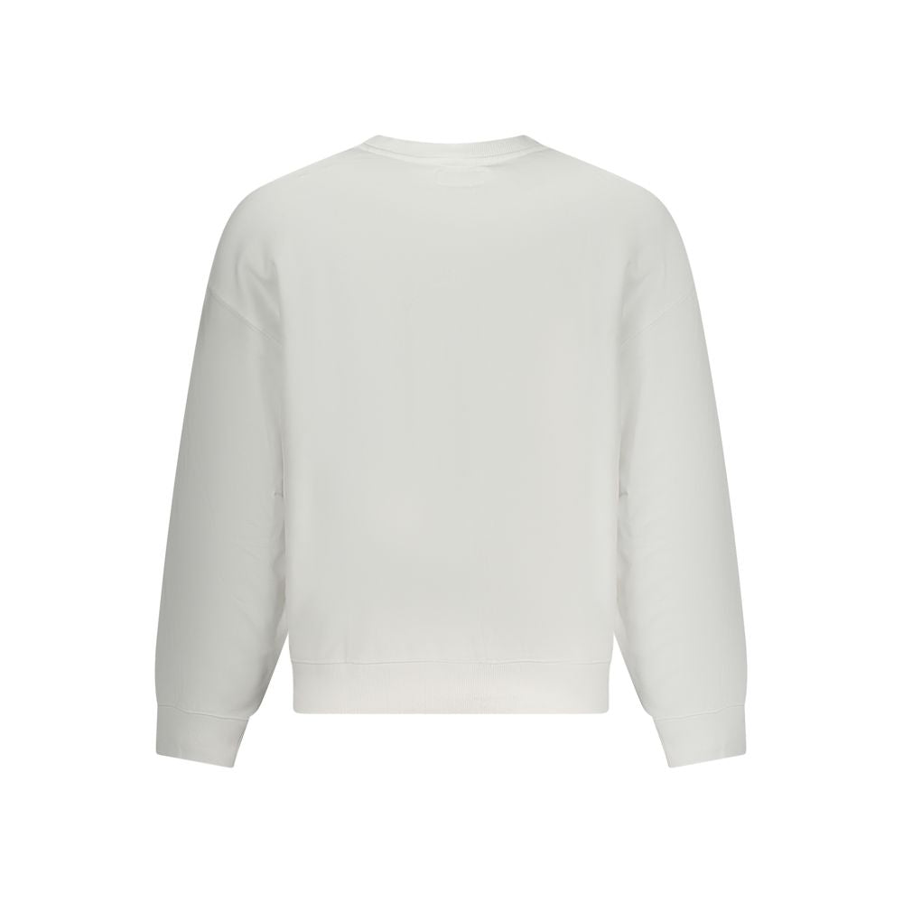 Guess Jeans White Cotton Men Sweater by Guess Jeans