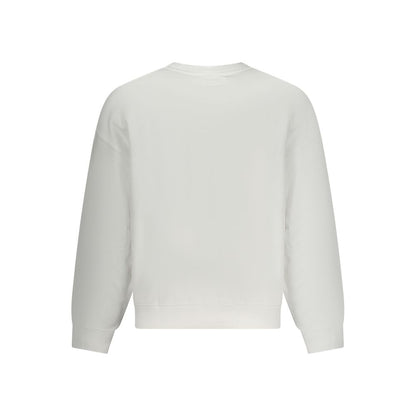 Guess Jeans White Cotton Men Sweater by Guess Jeans