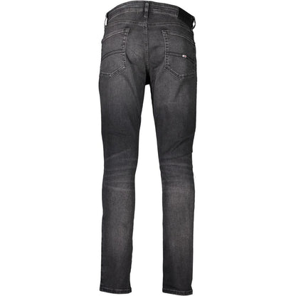 Tommy Hilfiger Black Cotton Jeans & Pant by Tommy Hilfiger