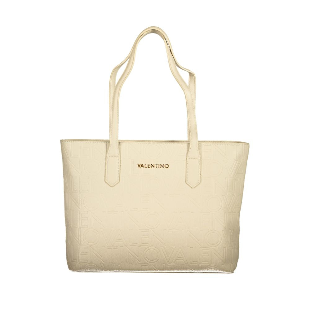 Mario Valentino Beige Polyethylene Handbag by Mario Valentino