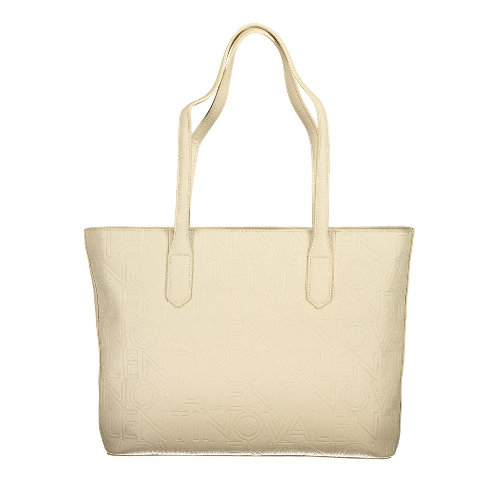 Mario Valentino Beige Polyethylene Handbag by Mario Valentino
