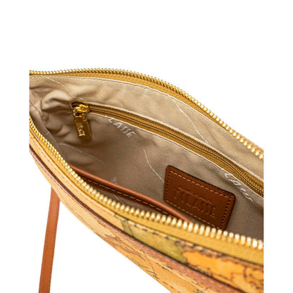 Alviero Martini Prima Classe Sac à main en cuir beige