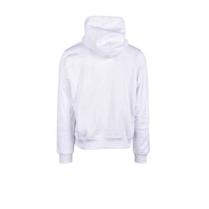Diesel White Cotton Hoody