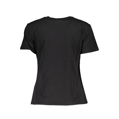 Patrizia Pepe Chic Contrast Crew Neck Cotton Tee by Patrizia Pepe