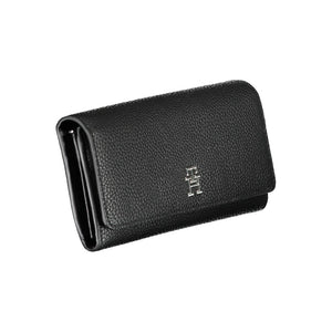 Tommy Hilfiger Black Polyethylene Women Wallet for Stylish Organization