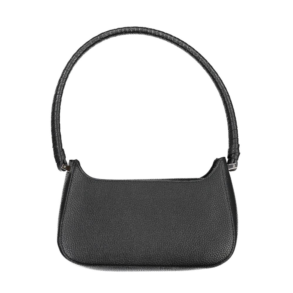 Tommy Hilfiger Black Polyethylene Handbag With Shoulder Handle