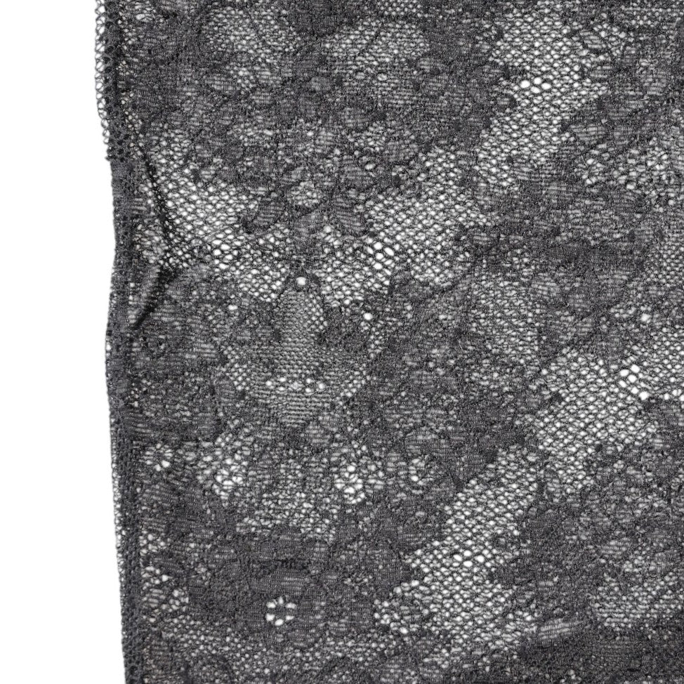 Dolce & Gabbana Black Floral Lace Cotton Stretch Stockings Socks by Dolce & Gabbana