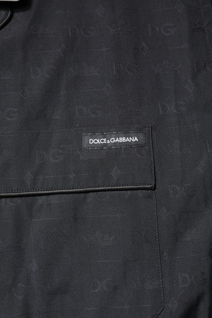 Dolce &amp; Gabbana Black Cotton Men Pajama Set Sleepwear