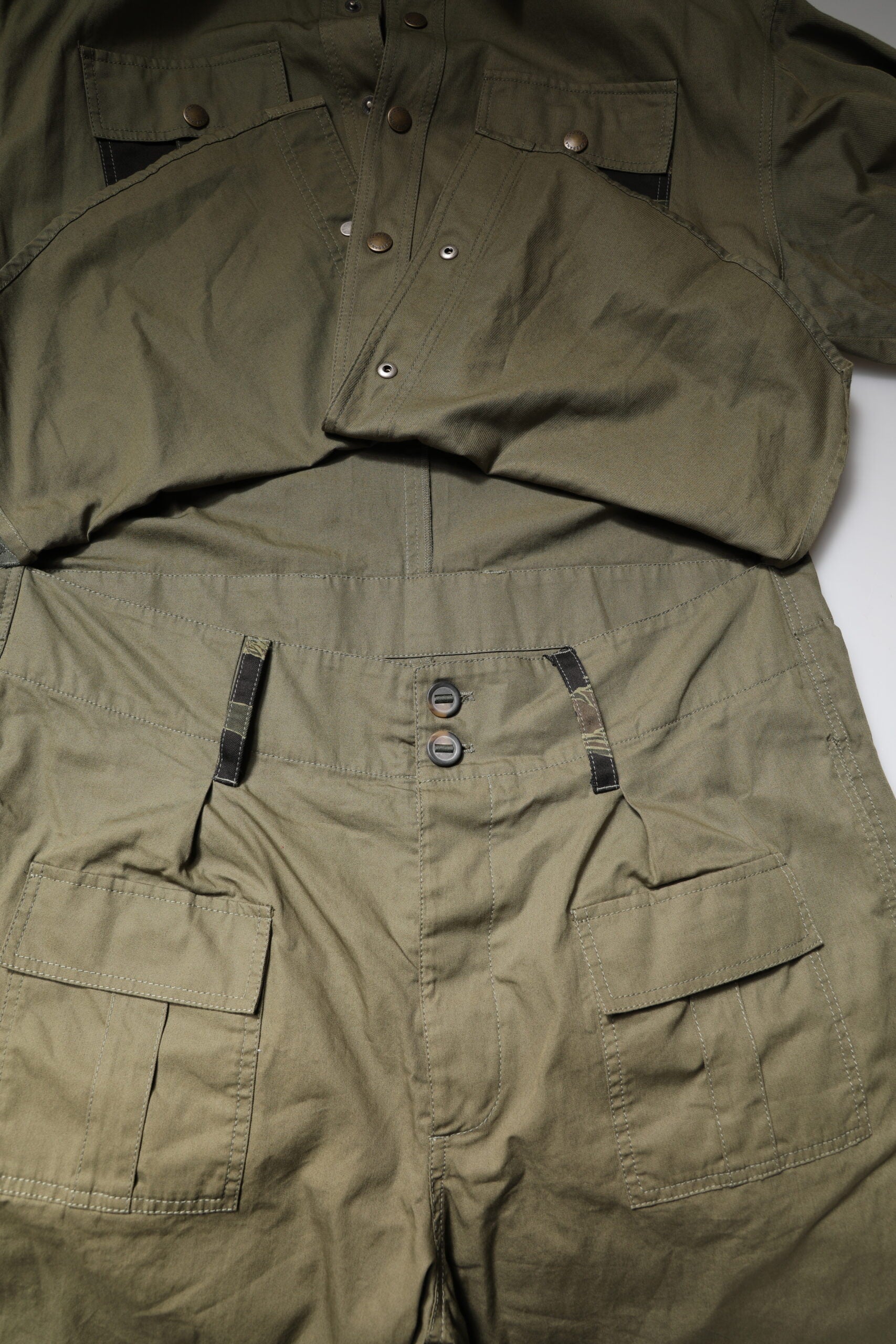 Dolce & Gabbana Brown Cotton Stretch Shirt Pants Casual Set by Dolce & Gabbana