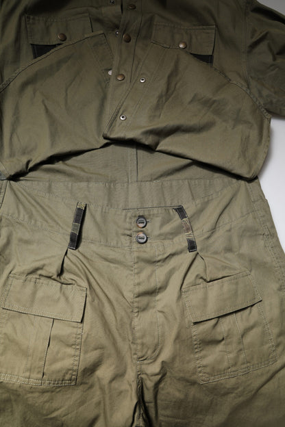Dolce & Gabbana Brown Cotton Stretch Shirt Pants Casual Set by Dolce & Gabbana