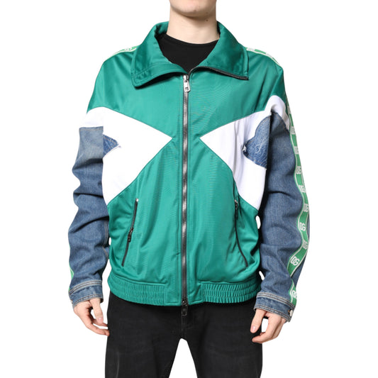Dolce &amp; Gabbana Multicolor Full Zip Windbreaker Jacket