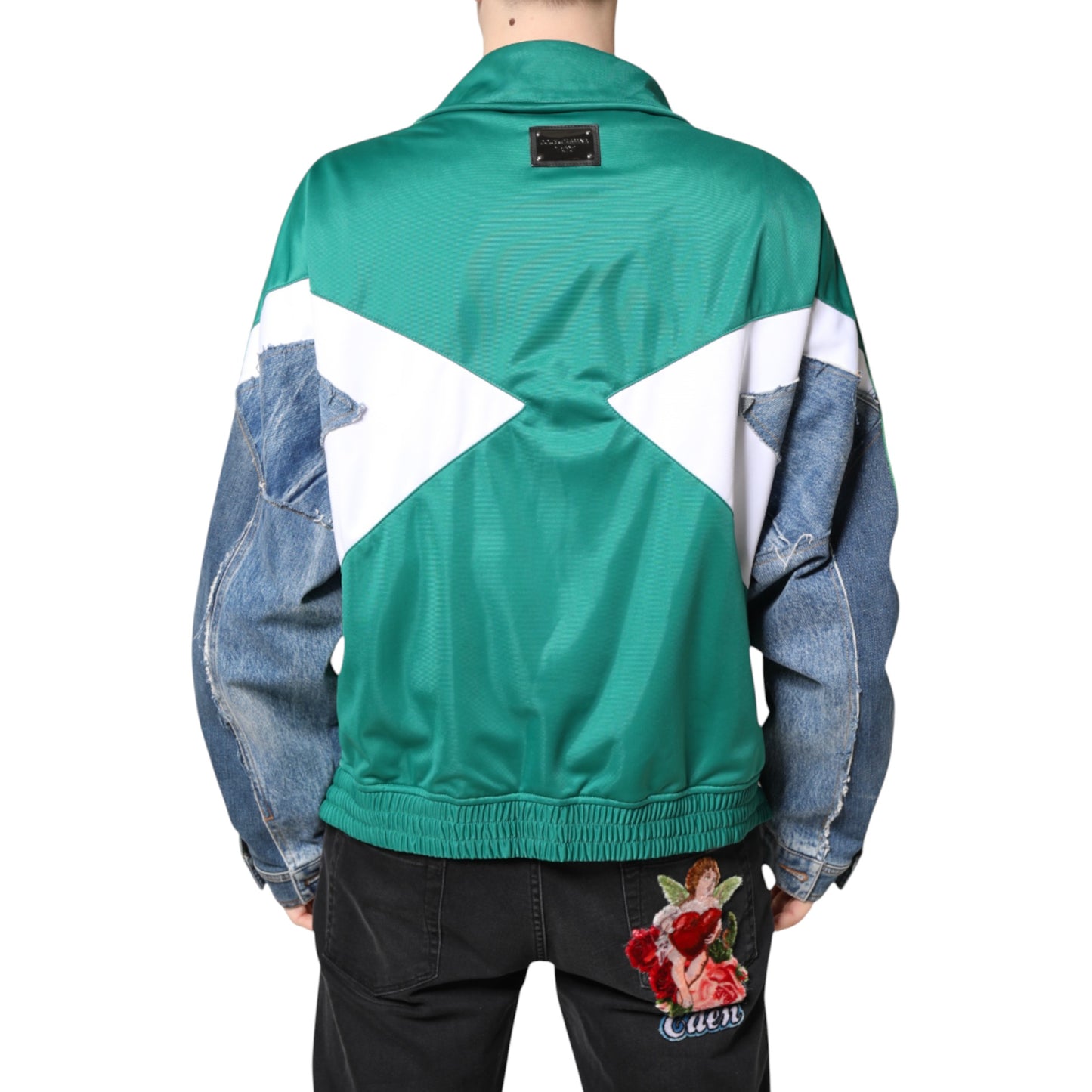 Dolce &amp; Gabbana Multicolor Full Zip Windbreaker Jacket