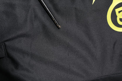Dolce &amp; Gabbana Black Logo Turtleneck Zip Bomber Jacket