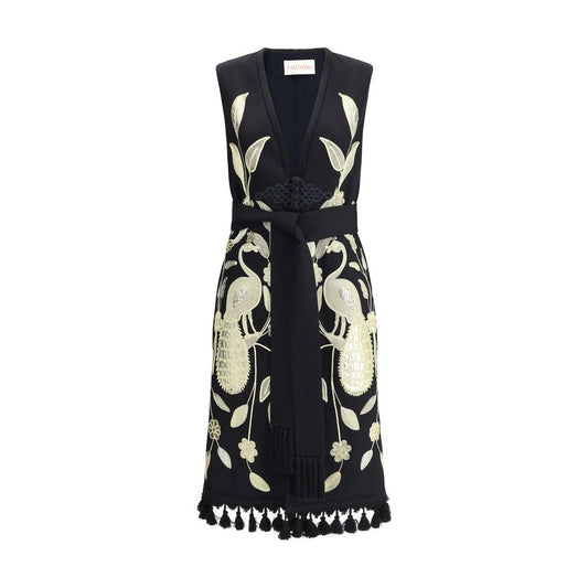 Gilet long brodé Valentino