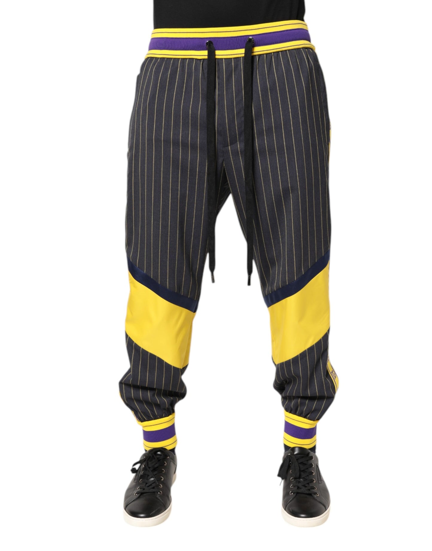 Dolce & Gabbana Multicolor Cotton Men Jogger Pants by Dolce & Gabbana