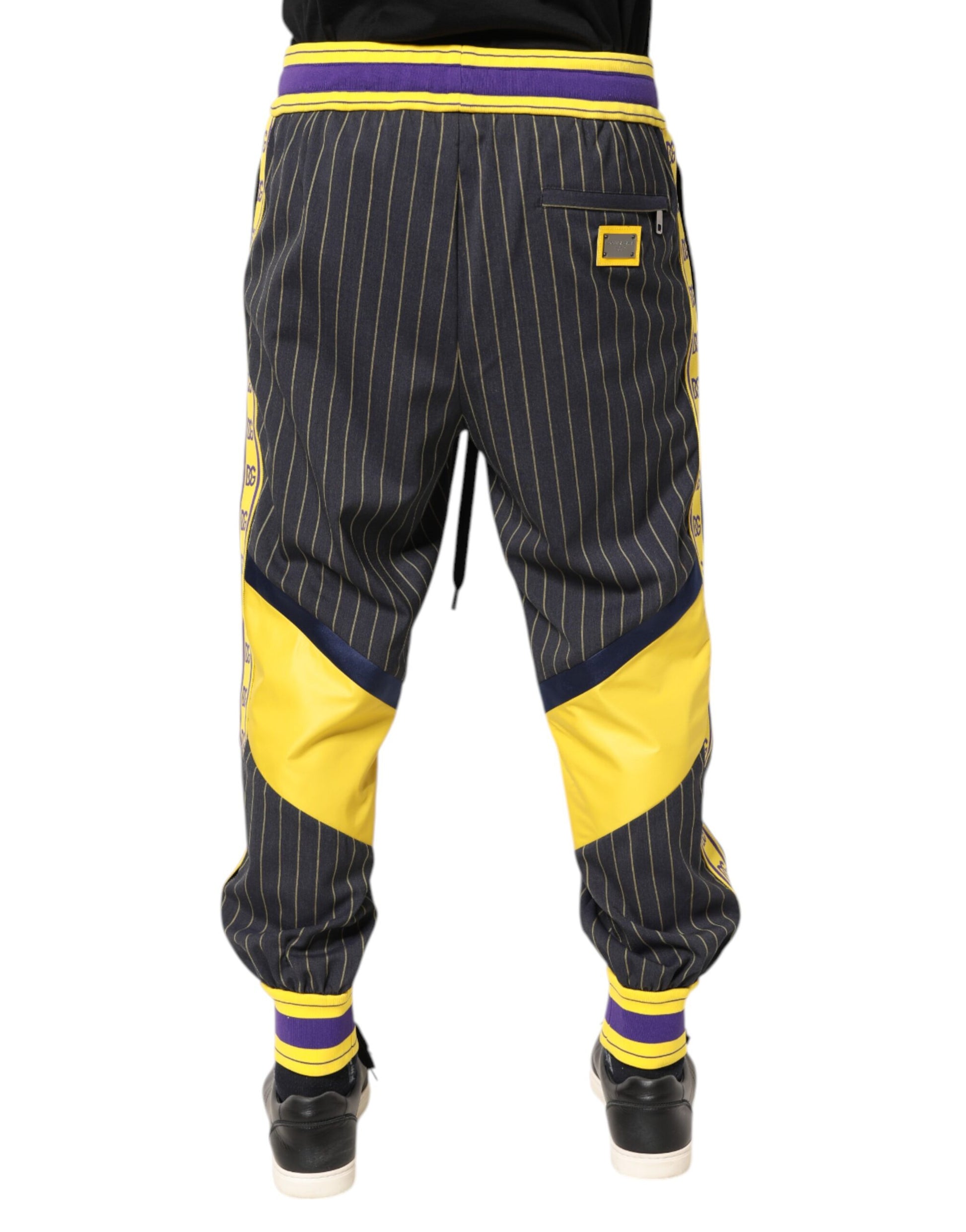 Dolce & Gabbana Multicolor Cotton Men Jogger Pants by Dolce & Gabbana