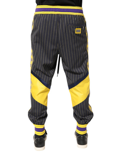 Dolce & Gabbana Multicolor Cotton Men Jogger Pants by Dolce & Gabbana