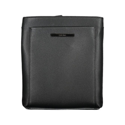 Sac à bandoulière noir élégant Calvin Klein avec détails contrastés