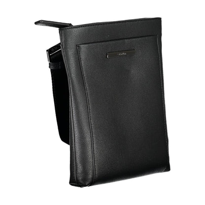 Sac à bandoulière noir élégant Calvin Klein avec détails contrastés