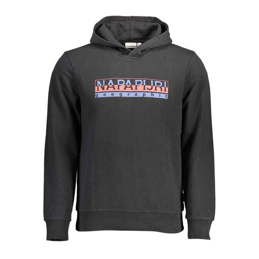 Napapijri Heren Katoen Hoodie Luxe Premium Editie - Zwart