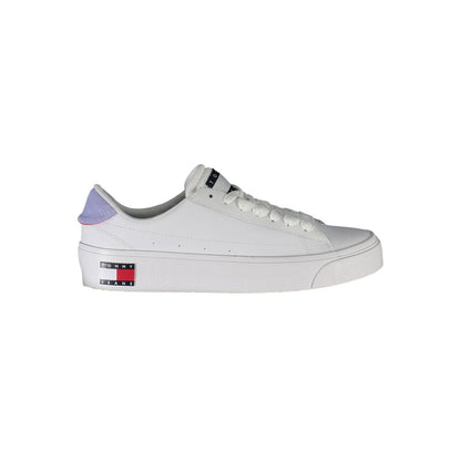 Tommy Hilfiger Wit Polyester Dames Sneaker Luxe Collectie