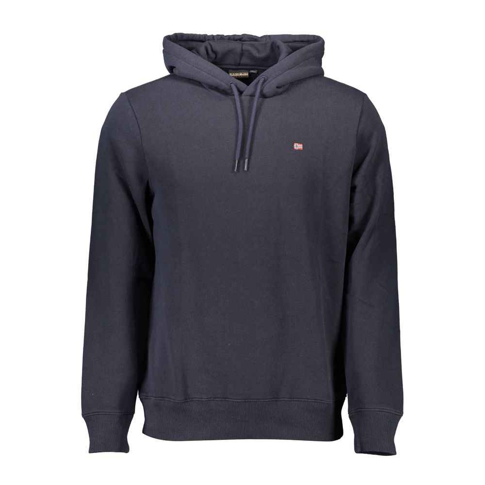 Napapijri Blue Organic Cotton Men Sweater