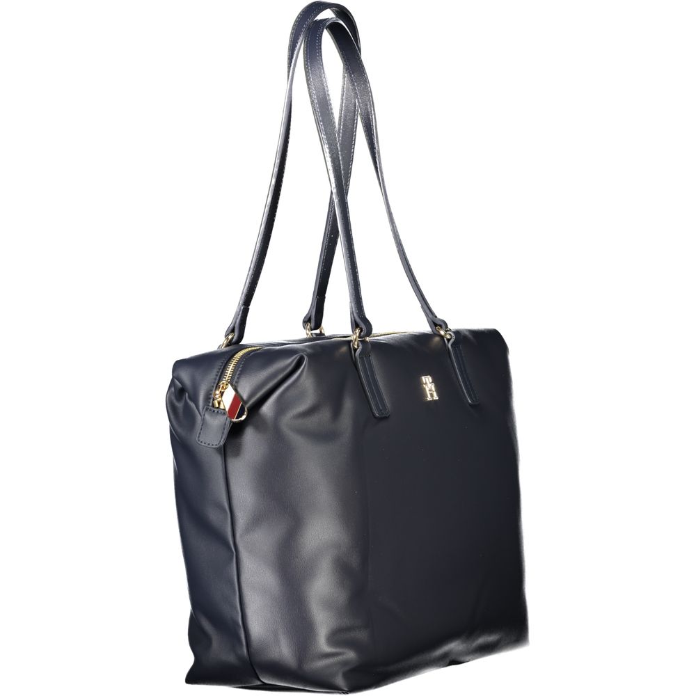 Sac à main Tommy Hilfiger bleu en polyester pour femme