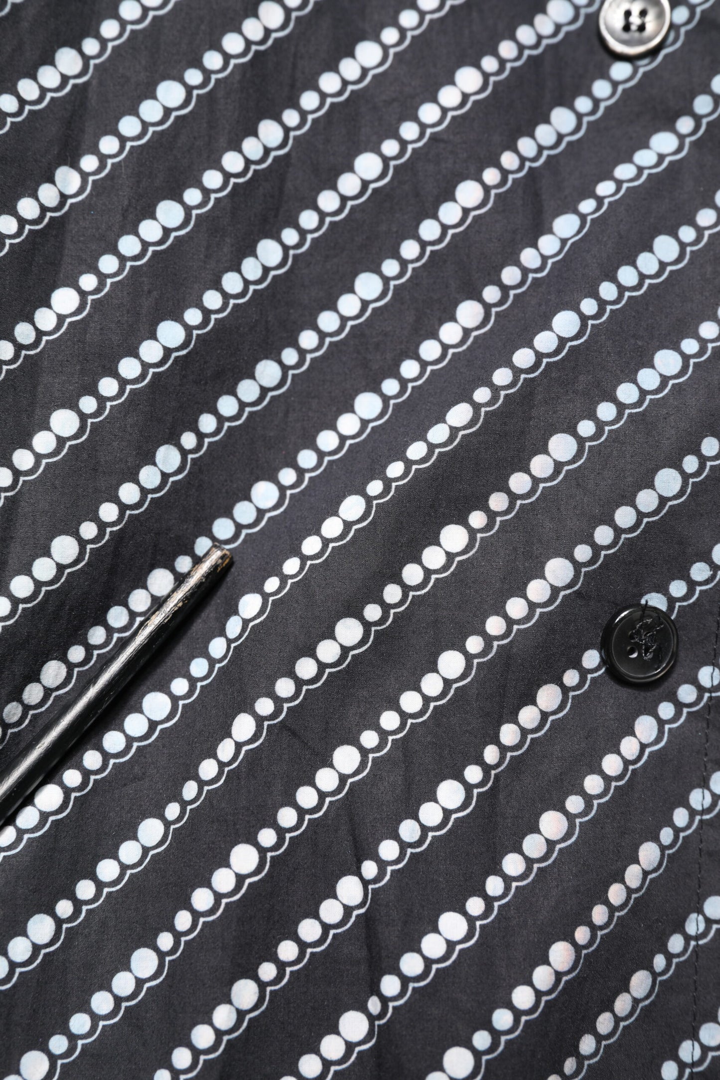 Dolce & Gabbana Black White Stripe Button Down Casual Shirt by Dolce & Gabbana
