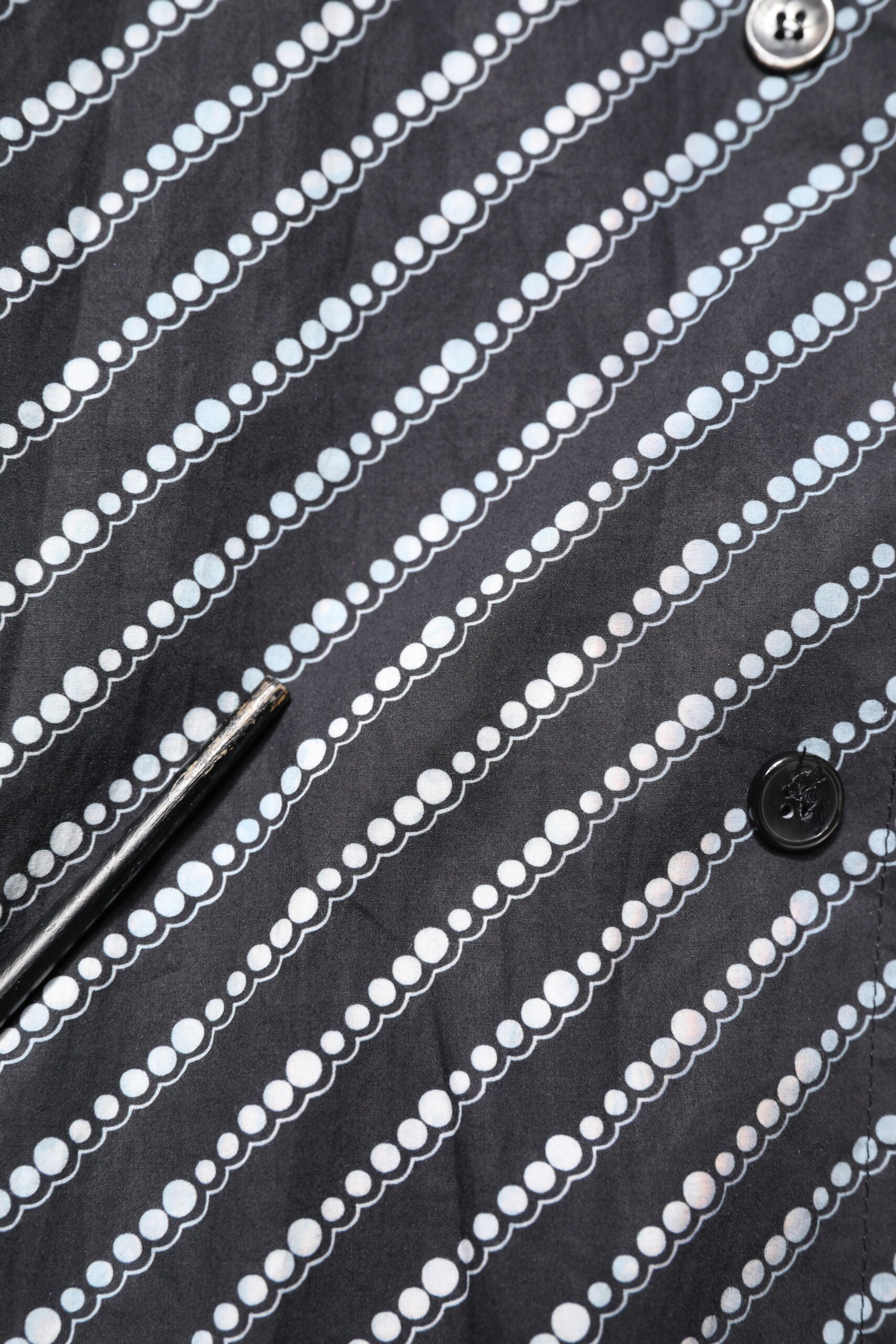 Dolce & Gabbana Black White Stripe Button Down Casual Shirt by Dolce & Gabbana
