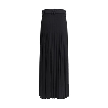 Jupe midi plissée Burberry