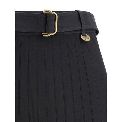 Jupe midi plissée Burberry