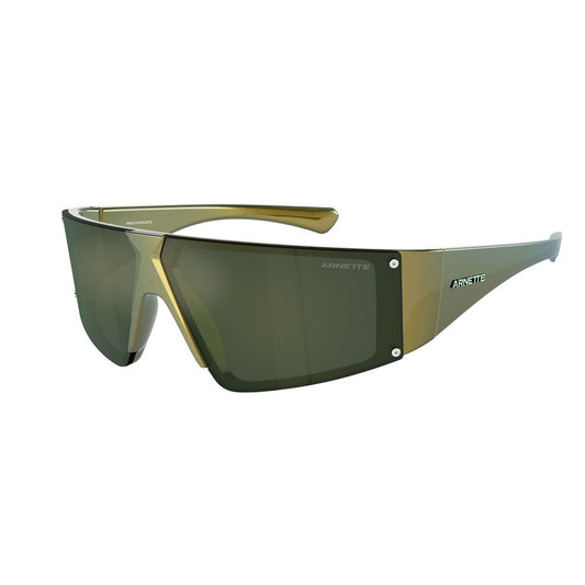 Lunettes de soleil Arnette en résine dorée